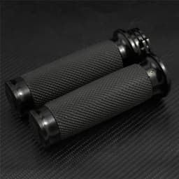 Motorcycle Universal 1"25mm Handle Bar Hand Grips Black For Harley Touring Road King Dyna VRSC Sportster XL 883 1200 XR Softail