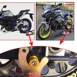 New ER-6N 7 Color 10MM CNC Motorcycle Accessories Swingarm Spools Slider Stand Screws For Kawasaki ER6N ER 6N 2006-2016 ALL YEAR