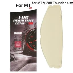 Helmet Visor Film Anti Fog Film Sticker for MT MT-V-28B THUNDER 4 SV STINGER 2 Full Face Helmet Clear Accessories Parts Anti-fog