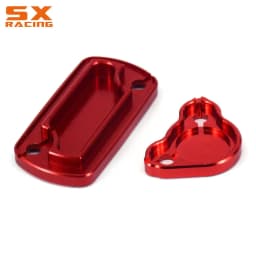 For HONDA CR 125R 250R CRF 150R 250R 250X 450R 450X 250RX 250F 02-22 Motorcycle CNC Front Rear Brake Fluid Reservoir Cap Cover