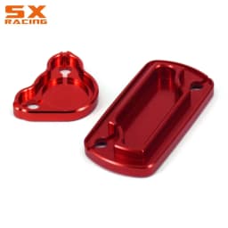 For HONDA CR 125R 250R CRF 150R 250R 250X 450R 450X 250RX 250F 02-22 Motorcycle CNC Front Rear Brake Fluid Reservoir Cap Cover