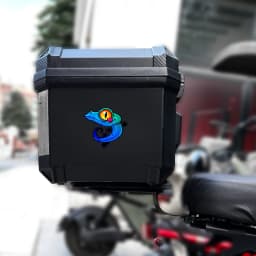 1PC Colorful Gecko Motorcycle Stickers Waterproof for Motorbike DIY Scooter Body Helmet Box Car Window Universal Vinyl Decals