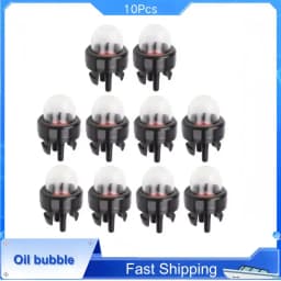 10 Pcs Carburetor Oil bubble  Light bulb Petrol Snap in Primer Fuel Bulb Pump Kit For Chainsaws Trimmer Brush Cutter Carburetor