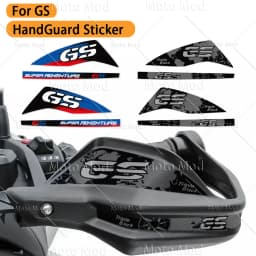 Motorcycle HandGuard Stickers Decals Waterproof For R1250GS ADV R1200GS Adventure F850/750/650GS F900XR 40 Years Triple Black
