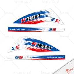 Motorcycle HandGuard Stickers Decals Waterproof For R1250GS ADV R1200GS Adventure F850/750/650GS F900XR 40 Years Triple Black