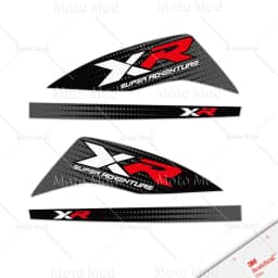 Motorcycle HandGuard Stickers Decals Waterproof For R1250GS ADV R1200GS Adventure F850/750/650GS F900XR 40 Years Triple Black