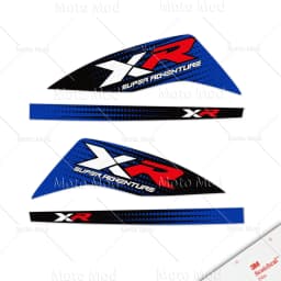 Motorcycle HandGuard Stickers Decals Waterproof For R1250GS ADV R1200GS Adventure F850/750/650GS F900XR 40 Years Triple Black
