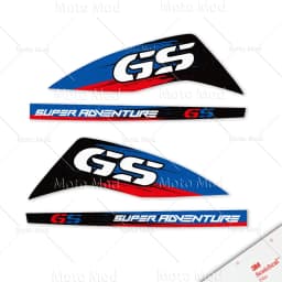 Motorcycle HandGuard Stickers Decals Waterproof For R1250GS ADV R1200GS Adventure F850/750/650GS F900XR 40 Years Triple Black