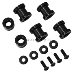 Detachables 4 Point Docking Hardware Kit Motorcycle Sissy Bar Backrest Luggage Rack For Harley Touring Electra Glide Road King