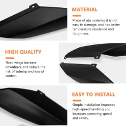 ZX4R ZX4RR ZX25R Side Panel Fairing Modification Rear Spoiler Aerodynamic Winglet Fairing For ZX-25R ZX-4R ZX-4RR 2020-2025