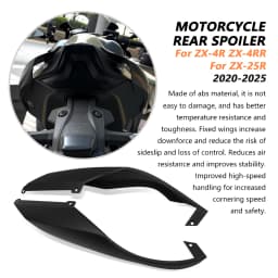 ZX4R ZX4RR ZX25R Side Panel Fairing Modification Rear Spoiler Aerodynamic Winglet Fairing For ZX-25R ZX-4R ZX-4RR 2020-2025