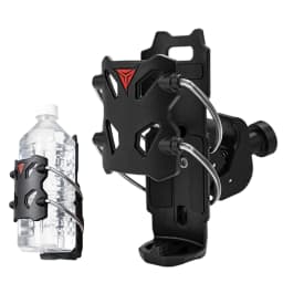 Motorcycle Outdoor Riding Mirror Handlebar Water Bottle Cup Holder Universal Adjustable Drinking Cup Bracket
