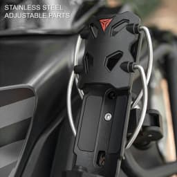 Motorcycle Outdoor Riding Mirror Handlebar Water Bottle Cup Holder Universal Adjustable Drinking Cup Bracket