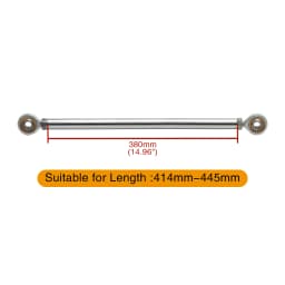 Chrome Motorcycle Shift Rod Linkage M6 Left-Right Side Thread 40-400mm 60 80 100 120 160 180 200 220 240 260 280 320 340 380mm