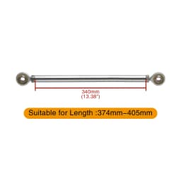 Chrome Motorcycle Shift Rod Linkage M6 Left-Right Side Thread 40-400mm 60 80 100 120 160 180 200 220 240 260 280 320 340 380mm