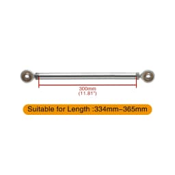 Chrome Motorcycle Shift Rod Linkage M6 Left-Right Side Thread 40-400mm 60 80 100 120 160 180 200 220 240 260 280 320 340 380mm