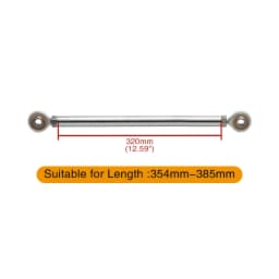 Chrome Motorcycle Shift Rod Linkage M6 Left-Right Side Thread 40-400mm 60 80 100 120 160 180 200 220 240 260 280 320 340 380mm
