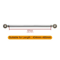 Chrome Motorcycle Shift Rod Linkage M6 Left-Right Side Thread 40-400mm 60 80 100 120 160 180 200 220 240 260 280 320 340 380mm