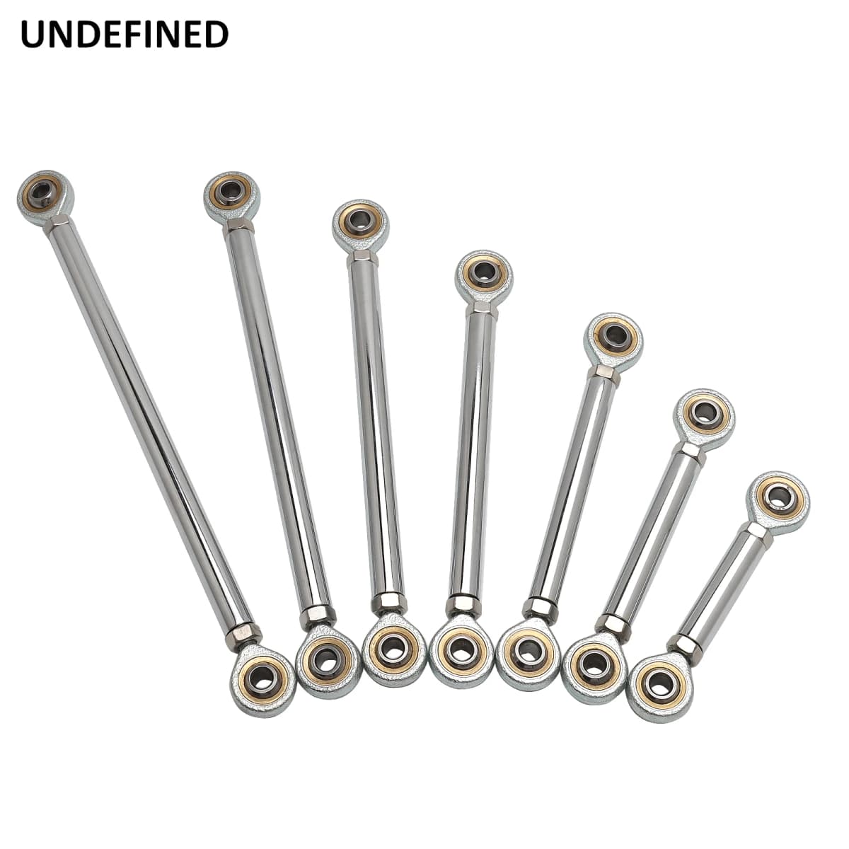 Chrome Motorcycle Shift Rod Linkage M6 Left-Right Side Thread 40-400mm 60 80 100 120 160 180 200 220 240 260 280 320 340 380mm