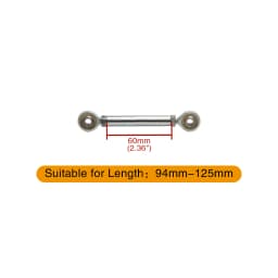 Chrome Motorcycle Shift Rod Linkage M6 Left-Right Side Thread 40-400mm 60 80 100 120 160 180 200 220 240 260 280 320 340 380mm