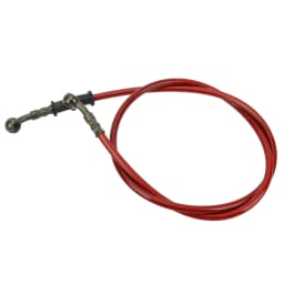 800mm/1000mm/1100mm/1200mm Motorcycle Brake Hose Kit - Stainless Steel Braided Hydraulic Brake Line for Universal Fitment