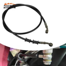 800mm/1000mm/1100mm/1200mm Motorcycle Brake Hose Kit - Stainless Steel Braided Hydraulic Brake Line for Universal Fitment