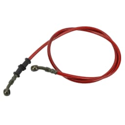 800mm/1000mm/1100mm/1200mm Motorcycle Brake Hose Kit - Stainless Steel Braided Hydraulic Brake Line for Universal Fitment