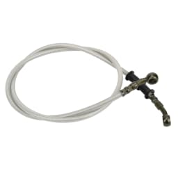 800mm/1000mm/1100mm/1200mm Motorcycle Brake Hose Kit - Stainless Steel Braided Hydraulic Brake Line for Universal Fitment
