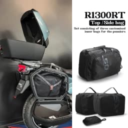 NEW Motorcycle Accessories Side Luggage Bags For BMW R 1300 RT Black Topcase Next Inner Bag R1300RT R 1300RT R1300 RT 2025