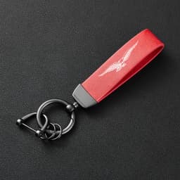 For Guzzi V85TT V7 V9 Breva 850 1100 1200 GRISO 1100 NORGE 1200 GT8V 75 High-Grade Leather Motorcycle Keychain Holder Keyring