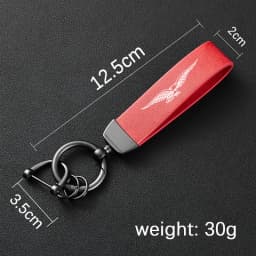 For Guzzi V85TT V7 V9 Breva 850 1100 1200 GRISO 1100 NORGE 1200 GT8V 75 High-Grade Leather Motorcycle Keychain Holder Keyring