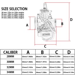 For Keihin PWK 28 30 32 34 mm Motorcycle Flat Curtain Carburetor For Scooter 2T 4T ATV Dirt Bike Enduro Motocross Accessories