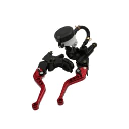 Motorcyle Universal 7/8" 22mm CNC Aluminum Motorcycle Adjustable Clutch Brake Pump Lever Hydraulic Master Cylinder for 250cc-500