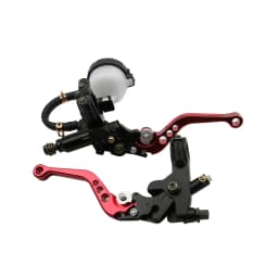 Motorcyle Universal 7/8" 22mm CNC Aluminum Motorcycle Adjustable Clutch Brake Pump Lever Hydraulic Master Cylinder for 250cc-500