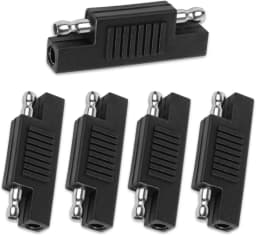 SAE Polarity Reverse Adapter SAE to SAE Connectors for Solar Panel Battery Power Charger Maintainer Motorcycle