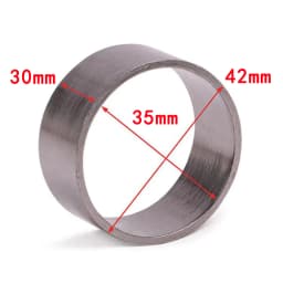 30-58mm Inner & 35-63mm Outer Dia Universal Motorcycle Dirt PitBike Exhaust Pipe Muffler Connector Adapter Link Gasket Seal Ring