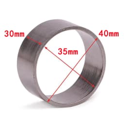 30-58mm Inner & 35-63mm Outer Dia Universal Motorcycle Dirt PitBike Exhaust Pipe Muffler Connector Adapter Link Gasket Seal Ring