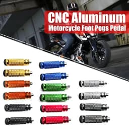 One Pair Motocycle Aluminum Rearset Footrests Foot Rest Foot Pegs Pedal for Yamaha Fit Modified Motorcycle Moto Acessorios