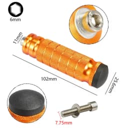 One Pair Motocycle Aluminum Rearset Footrests Foot Rest Foot Pegs Pedal for Yamaha Fit Modified Motorcycle Moto Acessorios