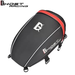 GHOST RACING Motorcycle Tail Tank Bag Waterproof Multifunction Backage Motobike 10L Storage Luggage Large Capacity Accessories