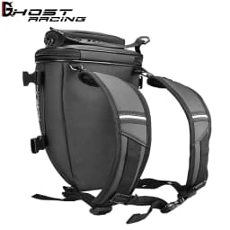 GHOST RACING Motorcycle Tail Tank Bag Waterproof Multifunction Backage Motobike 10L Storage Luggage Large Capacity Accessories