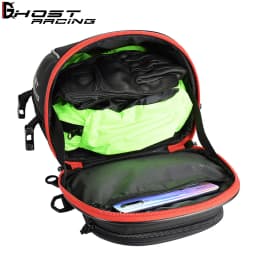 GHOST RACING Motorcycle Tail Tank Bag Waterproof Multifunction Backage Motobike 10L Storage Luggage Large Capacity Accessories