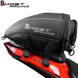 GHOST RACING Motorcycle Tail Tank Bag Waterproof Multifunction Backage Motobike 10L Storage Luggage Large Capacity Accessories