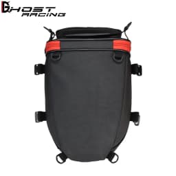 GHOST RACING Motorcycle Tail Tank Bag Waterproof Multifunction Backage Motobike 10L Storage Luggage Large Capacity Accessories