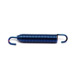 Sclmotos- 75mm 2pcs Motorcycle Exhaust Spring Hooks Stainless Steel Exhaust Front Middle Link Pipe Rotatable Metal Springs Kit