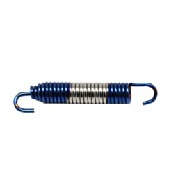 Sclmotos- 75mm 2pcs Motorcycle Exhaust Spring Hooks Stainless Steel Exhaust Front Middle Link Pipe Rotatable Metal Springs Kit
