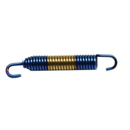 Sclmotos- 75mm 2pcs Motorcycle Exhaust Spring Hooks Stainless Steel Exhaust Front Middle Link Pipe Rotatable Metal Springs Kit