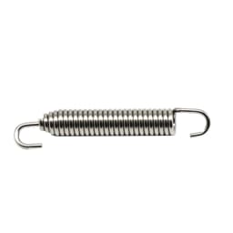 Sclmotos- 75mm 2pcs Motorcycle Exhaust Spring Hooks Stainless Steel Exhaust Front Middle Link Pipe Rotatable Metal Springs Kit