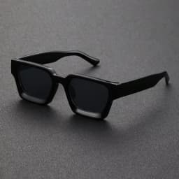 1PC Unisex Plastic Fashion Square Frame Sunglasses For Street Photography And Beach Trips Driving Accessories