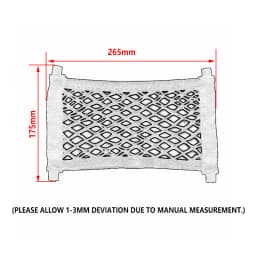 For BMW R1300GS ADV 2025-2026 Motorcycle High Strength Storage Net Luggage Side Box Network R 1300 GS Adventure R1300GSA